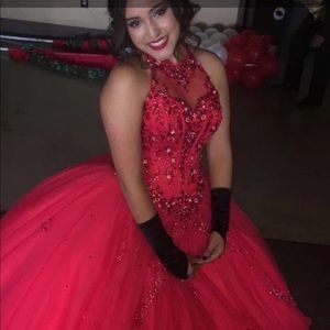 red quince dress